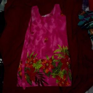 Spring dress with floral at bottom,By looking good